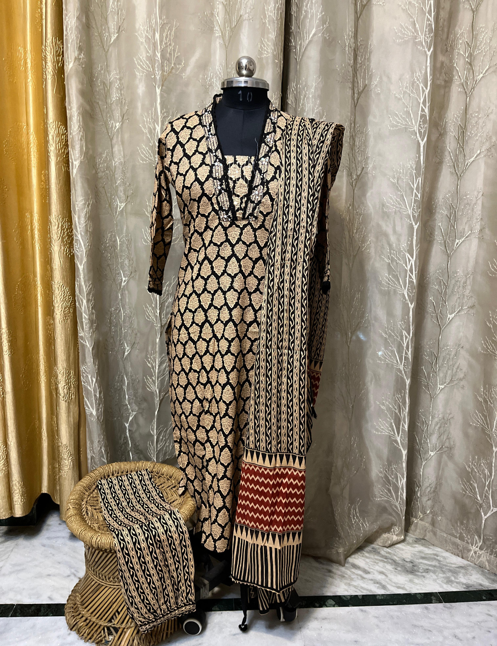 Jaipur Cotton Handblock Full Suit