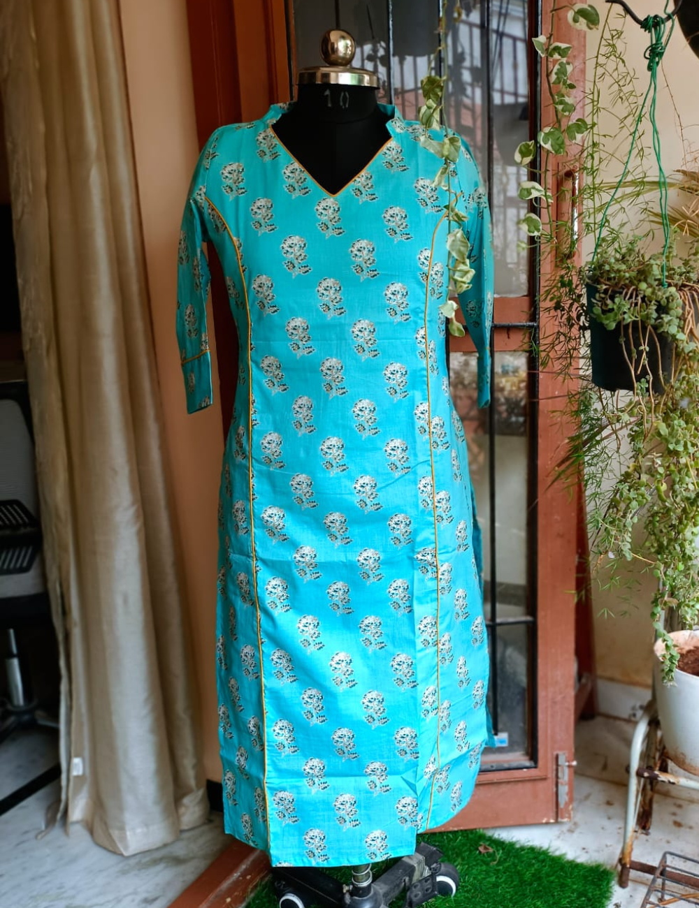 Princess Cut Jaipur Cotton Kurti with Lining
